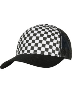 F-6506CB-Checkerboard Retro Trucker 2